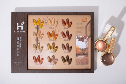 Cat Eye Fall Collection - 12 Colors Gel Polish Set with Display | Magnetic Effect + Base & Top