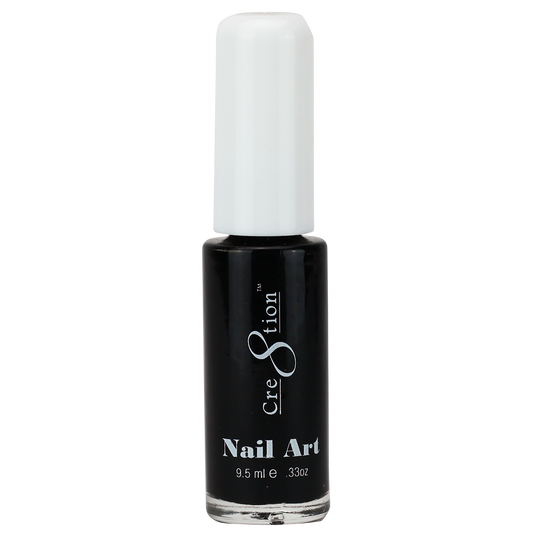 Cre8tion Detailing Nail Art Lacquer 0.25oz 01 Black