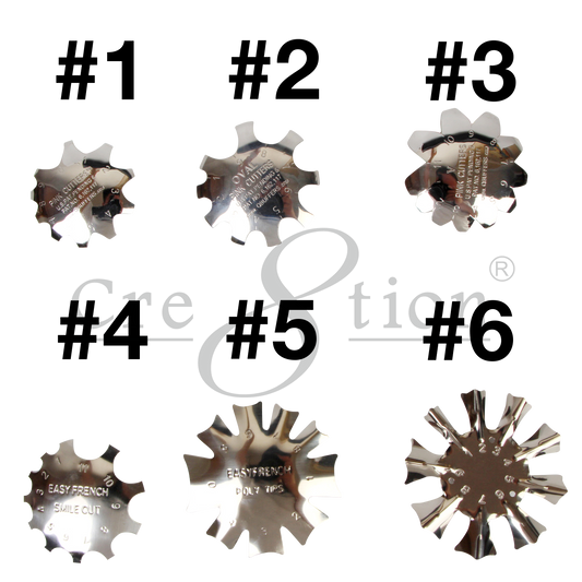 Cre8tion French Tip Cutter Size #1-#6