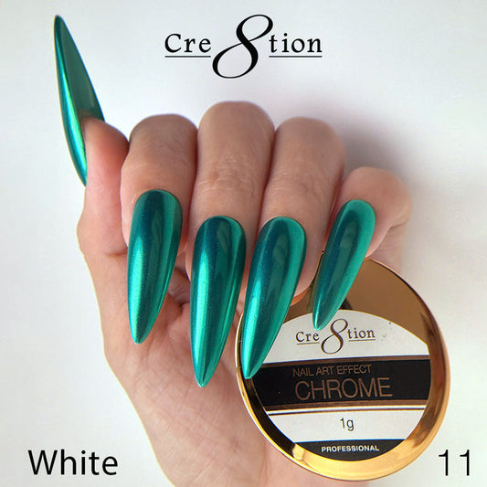 Cre8tion Chrome Nail Art Effect 1g - 11 Cre8tion Turquoise