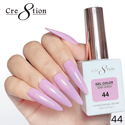 Cre8tion Hema Free Semi-Sheer Collection 0.5oz - Mauve Series