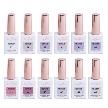 Cre8tion Hema Free Semi-Sheer Collection 0.5oz - Mauve Series