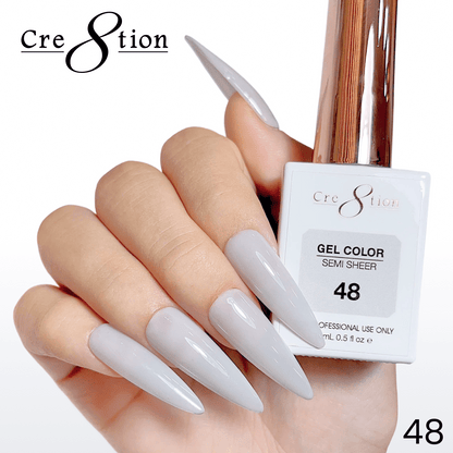 Cre8tion Hema Free Semi-Sheer Collection 0.5oz - Mauve Series
