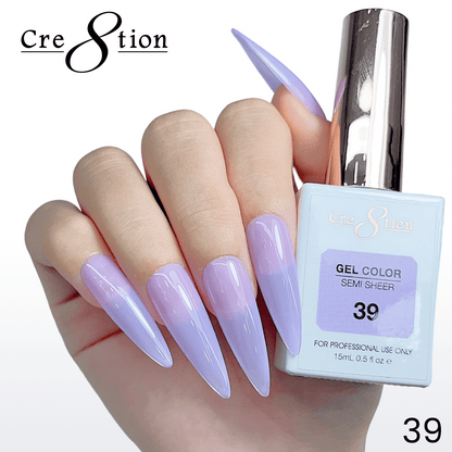 Cre8tion Hema Free Semi-Sheer Collection 0.5oz - Mauve Series