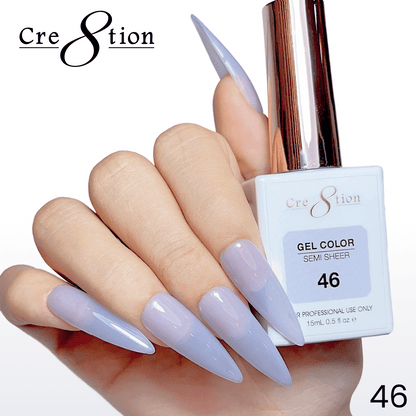 Cre8tion Hema Free Semi-Sheer Collection 0.5oz - Mauve Series