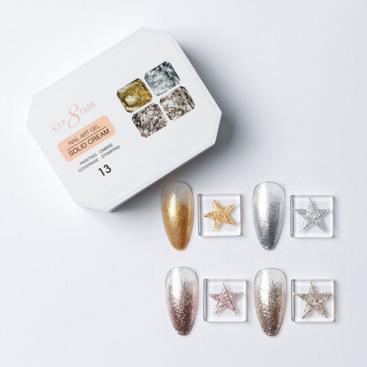 Cre8tion Nail Art Gel - Solid Cream - 13