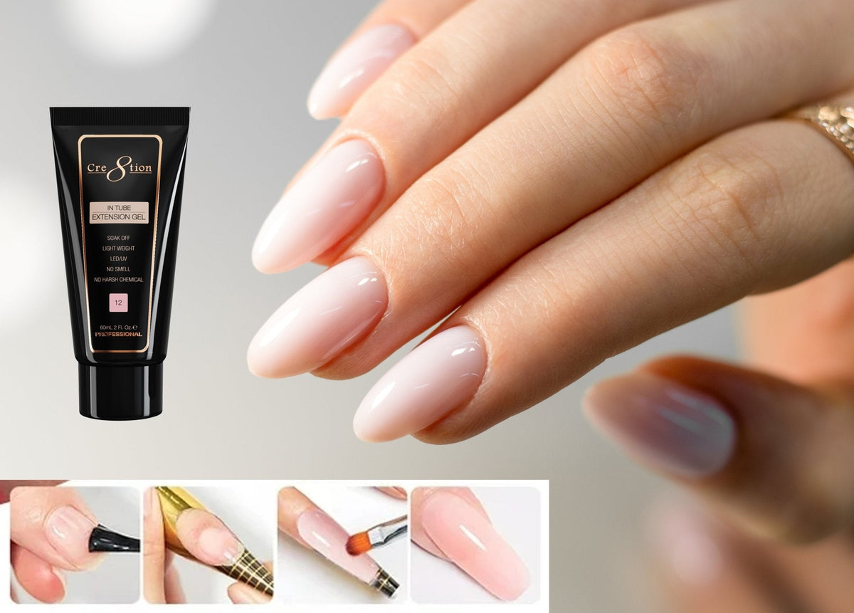 Cre8tion Poly Gel-Extension Gel In Tube 2oz - 36 Color Kit