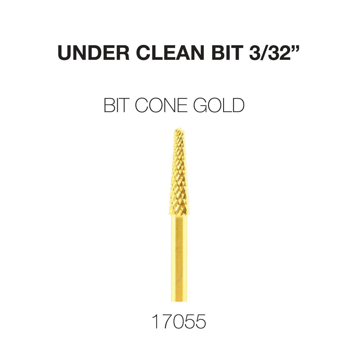 Cre8tion Under Clean 3/32" Carbide Bit- Gold