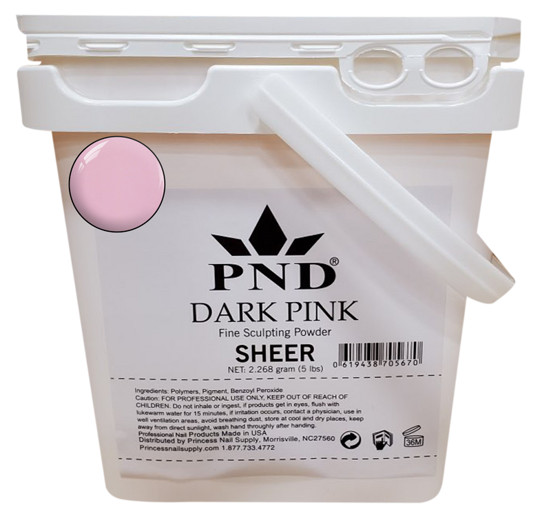 PND Acrylic Powder (Fine Sculpting Powder) 5 lb - Dark Pink