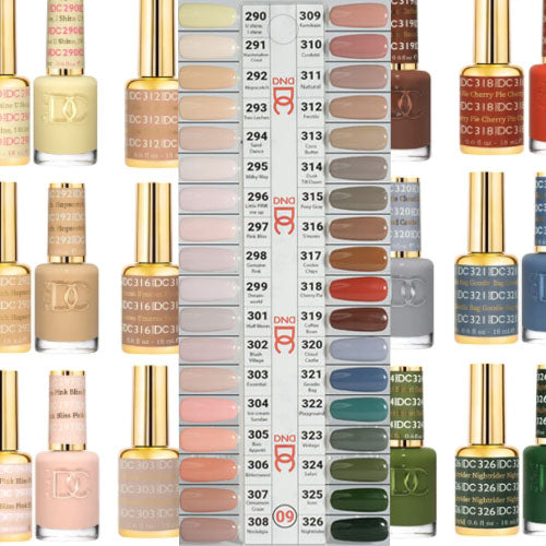 DND DC Gel & Polish Swatch TIP 9 ( 36 colors )