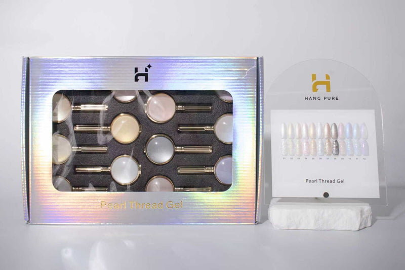 Pearl Thread 18ml Gel Polish Collection – 12 Colors ( #1 - 12 )