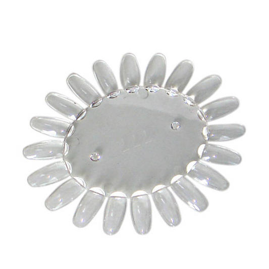 Cre8tion Finger Wheel Tips Clear - 10 pcs./bag