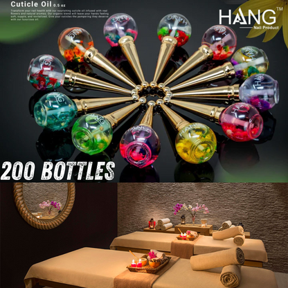 Hang Scented Cuticle oil Random Scents mix of 200 bottles 0.5oz at $340