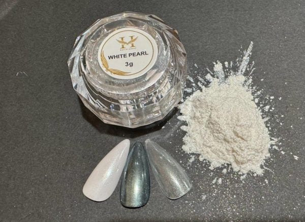 New Chrome Effects Powder White Pearl 3g