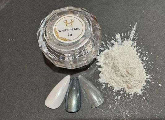 New Chrome Effects Powder White Pearl 3g