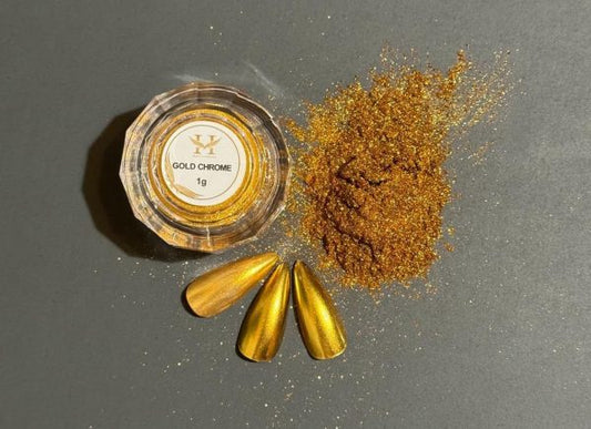 New Chrome Effects Powder Gold 1g