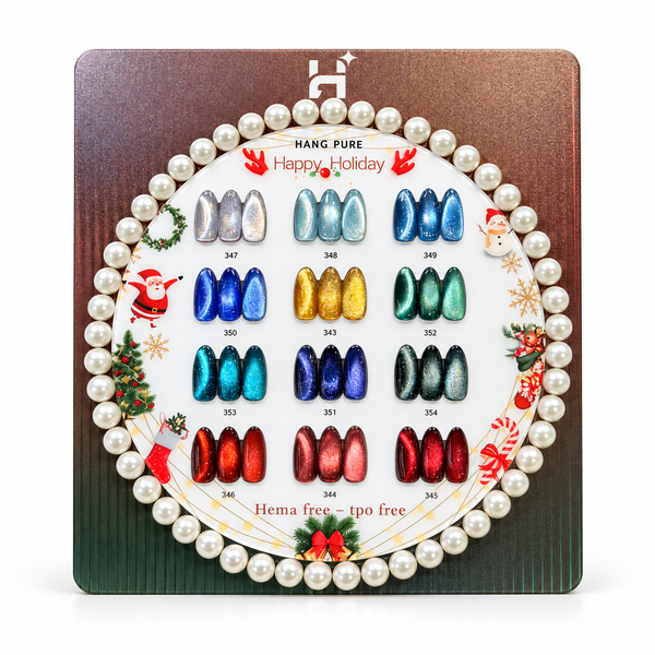 Happy Holiday Cat Eye Collection 12 Colors