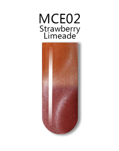 IGEL 3D MOOD CAT EYE GEL POLISH - #MCE02 STRAWBERRY LIMEADE .5 OZ