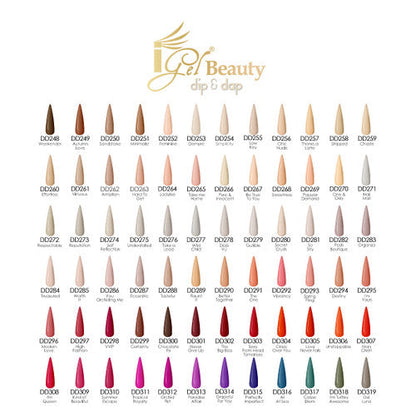 IGEL DUO DD - 72 NEW COLORS (#DD248-#DD319) - FREE 1 SAMPLE TIP SET