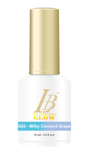 LB GLOW GEL COLOR - #G02 MILKY CONCORD GRAPE .6OZ