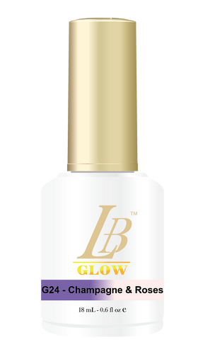 LB GLOW GEL COLOR - #G24 CHAMPAGNE & ROSES .6OZ