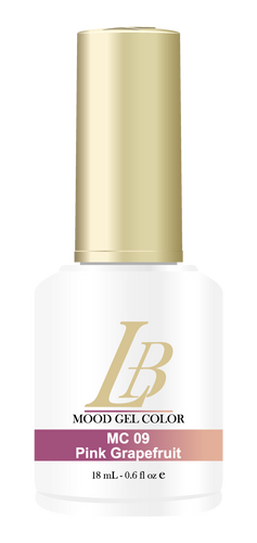 LB MOOD GEL COLOR - #MC09 PINK GRAPEFRUIT .6 OZ