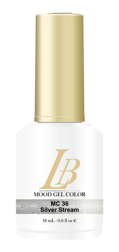LB MOOD GEL COLOR - #MC36 SILVER STREAM .6 OZ