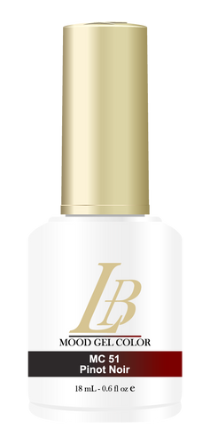 LB MOOD GEL COLOR - #MC51 PINOT NOIR .6 OZ
