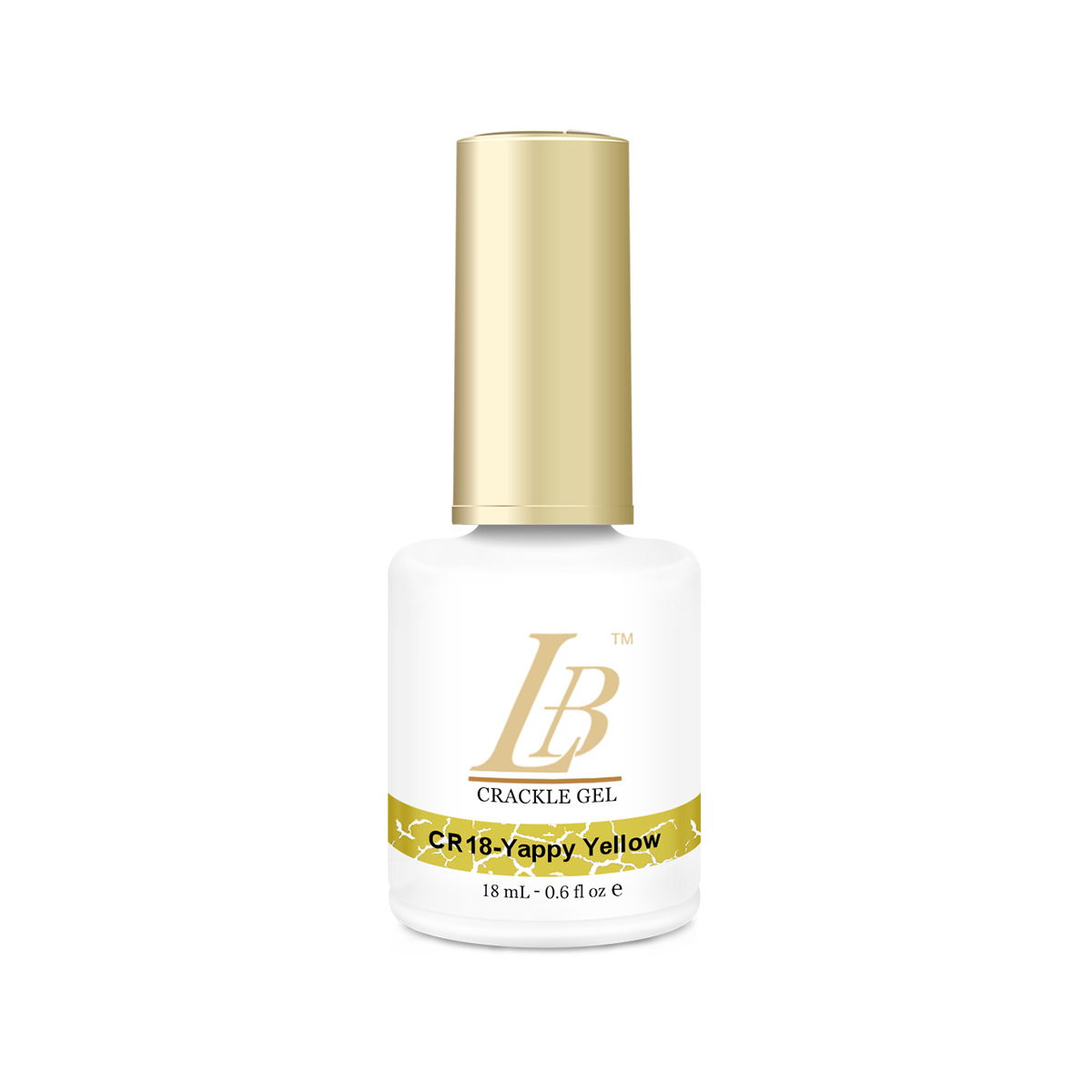 LB Crackle Gel - CR18 Yappy Yellow