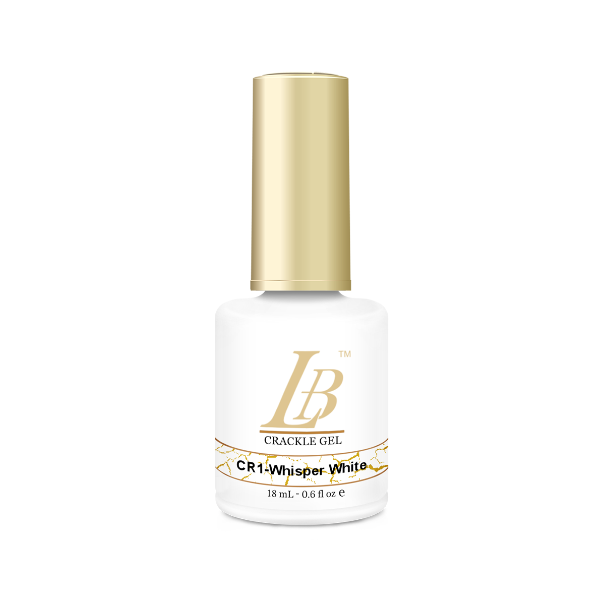 LB Crackle Gel - CR01 Whisper White