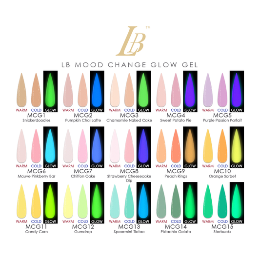 LB MOOD CHANGE GLOW GEL - PROFESSIONAL COLLECTION (MCG1-MCG30)