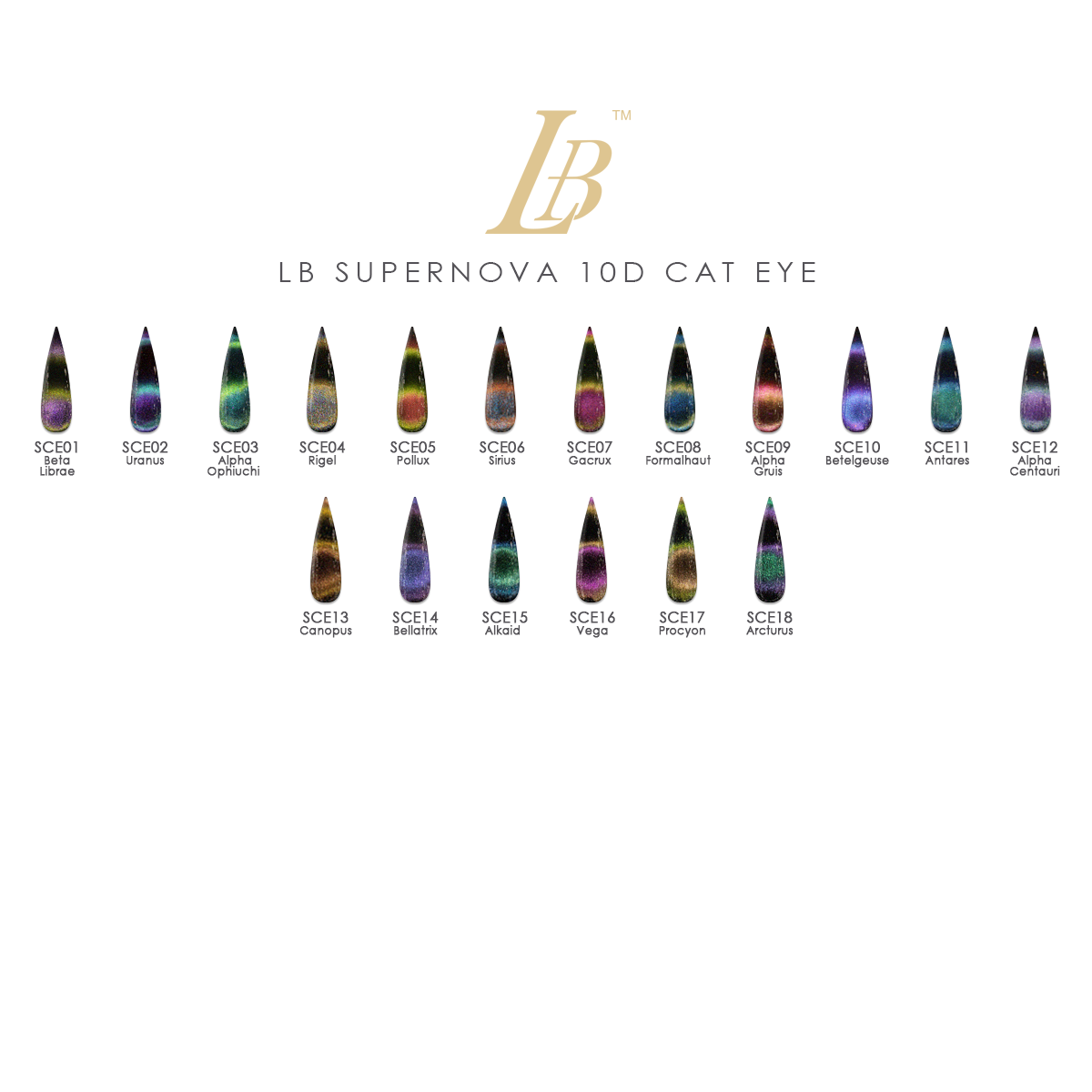 LB Supernova 10D Cat Eye Professional Collection