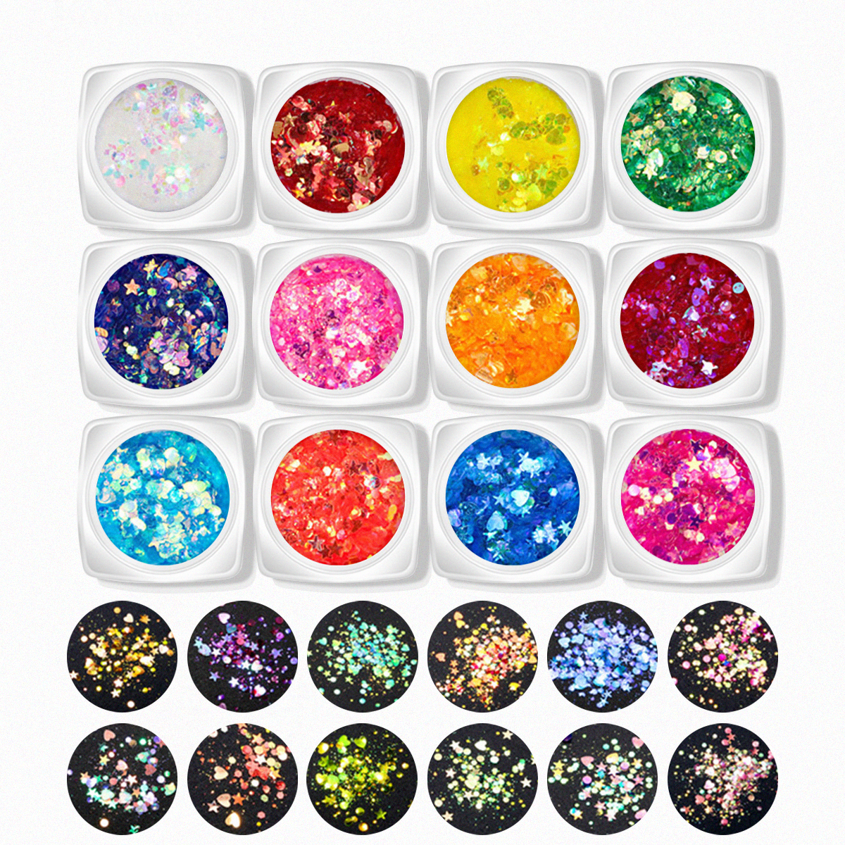 Nail Art Assorted Designs (12 pcs) - 18