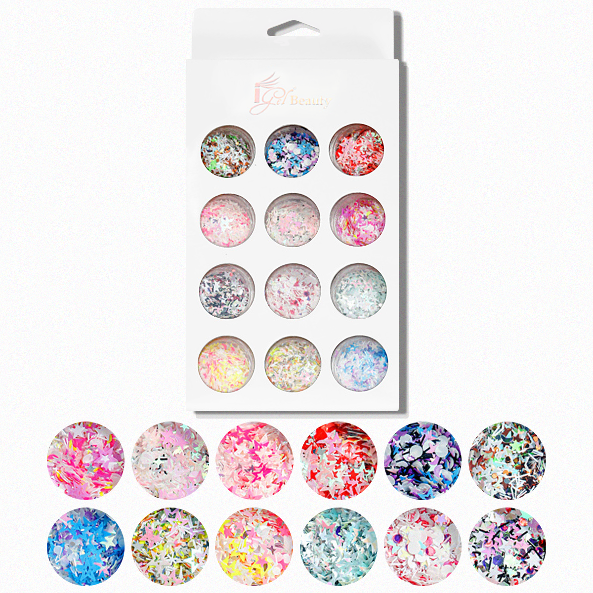 Nail Art Assorted Designs (12 pcs) - 22