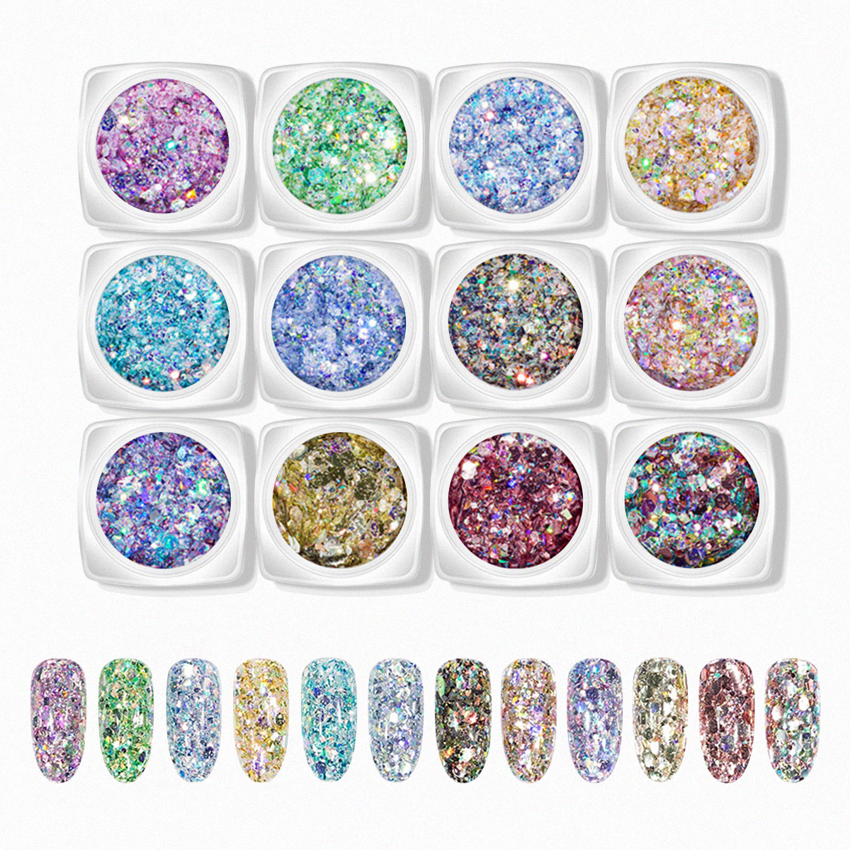 Nail Art Assorted Designs (12 pcs) - 23