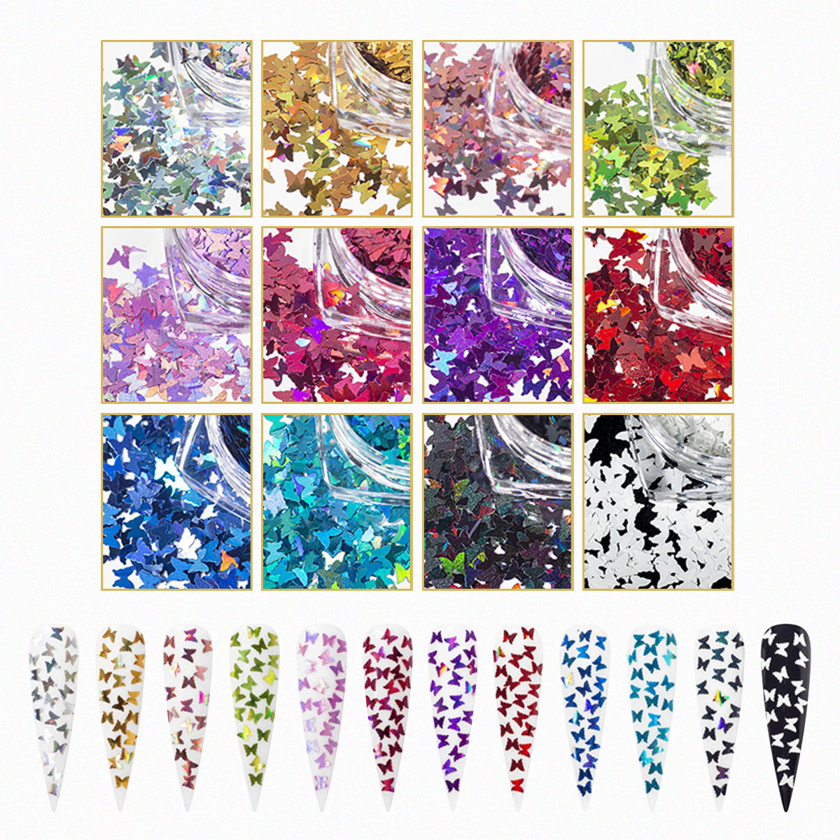 Nail Art Assorted Designs (12 pcs) - 02