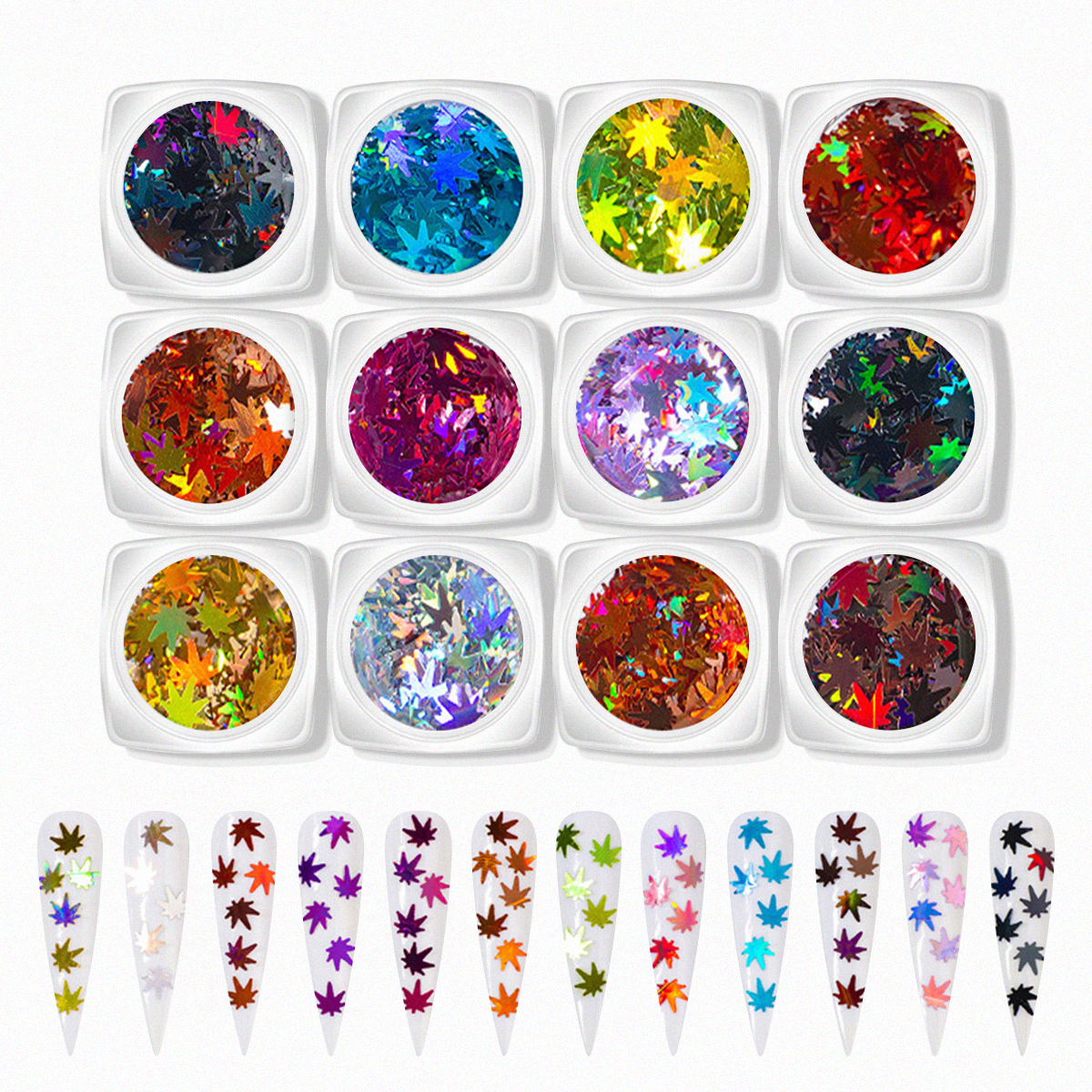 Nail Art Assorted Designs (12 pcs) - 34