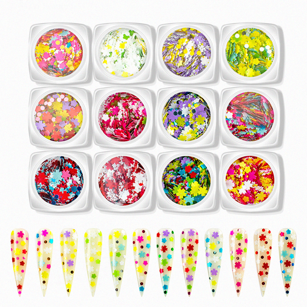 Nail Art Assorted Designs (12 pcs) - 36