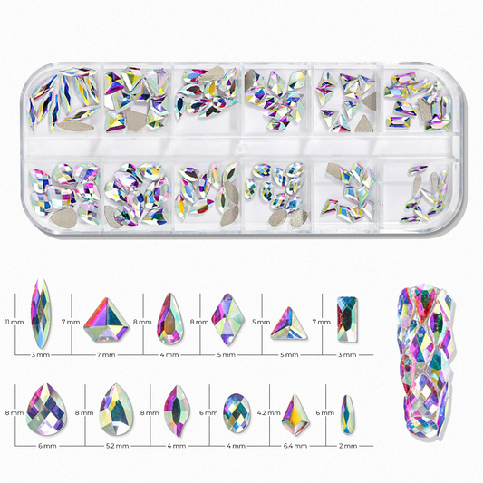 Nail Art Assorted Designs (12 pcs) - 38