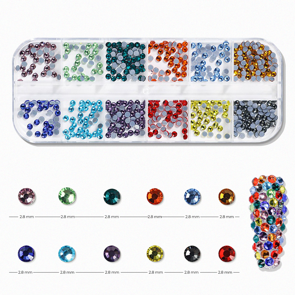 Nail Art Assorted Designs (12 pcs) - 45