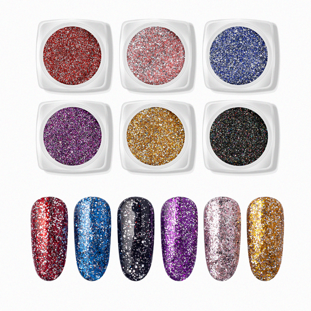 Nail Art Assorted Designs (6 pcs) - 02