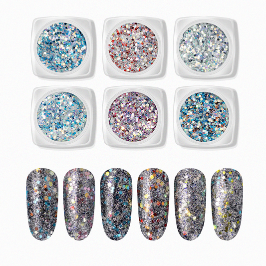 Nail Art Assorted Designs (6 pcs) - 07