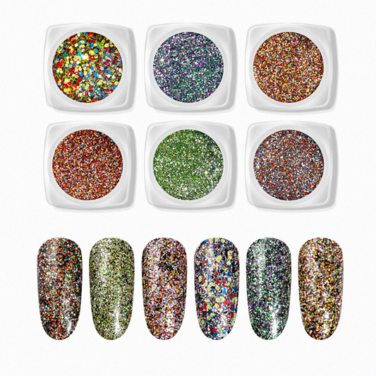 Nail Art Assorted Designs (6 pcs) - 09