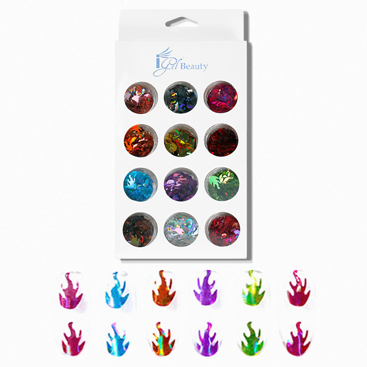 Nail Art Assorted Designs (12 pcs) - 06