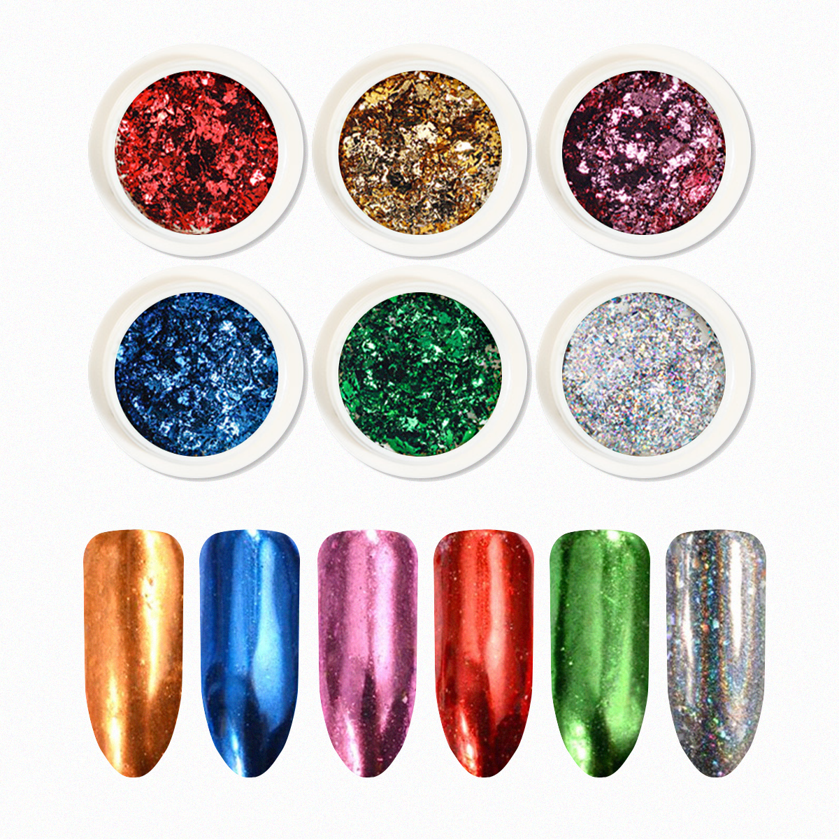 Nail Art Assorted Designs (6 pcs) - 23