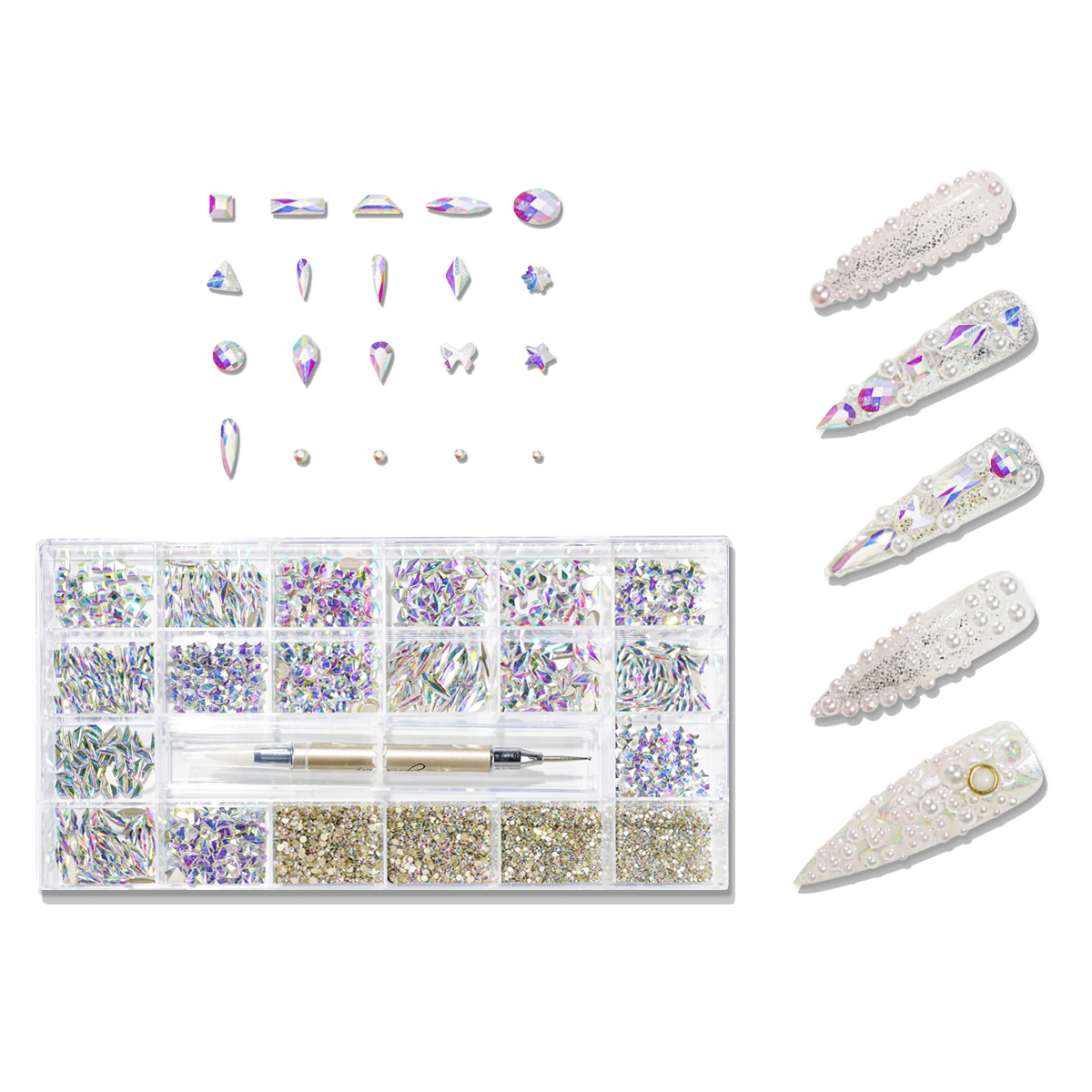 Nail Art Rhinestone Box - 02