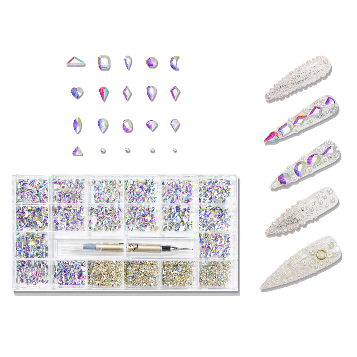 Nail Art Rhinestone Box - 03