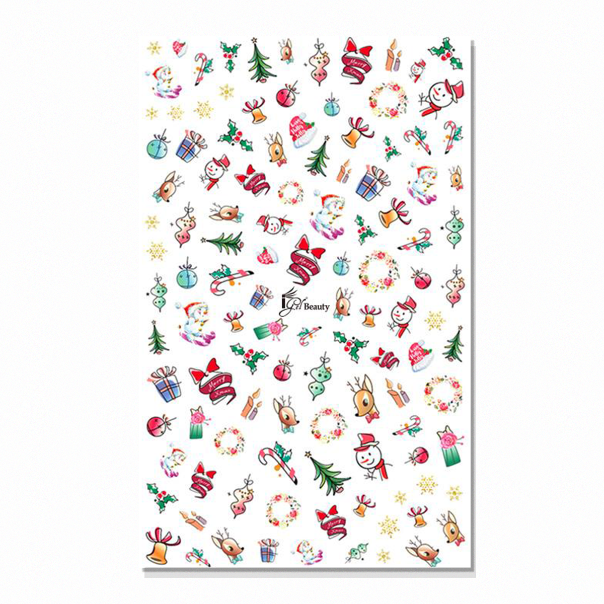 Nail Art Stickers - Christmas 06