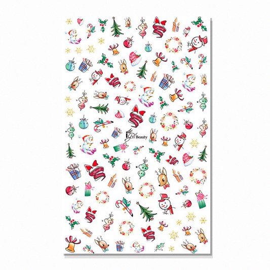 Nail Art Stickers - Christmas 06