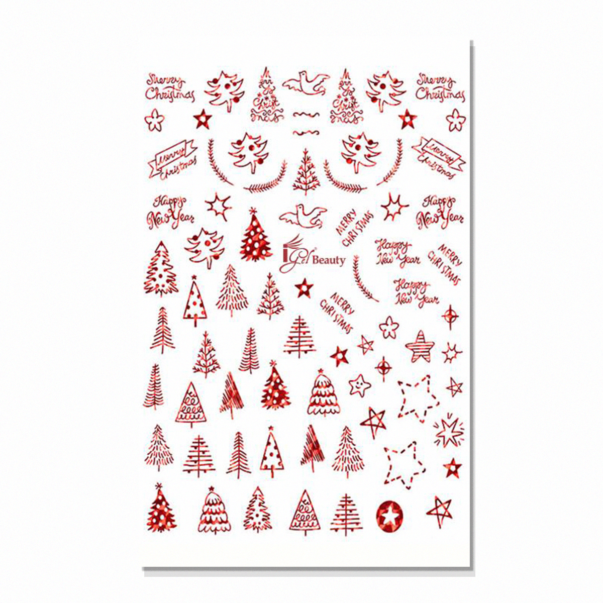 Nail Art Stickers - Christmas 23